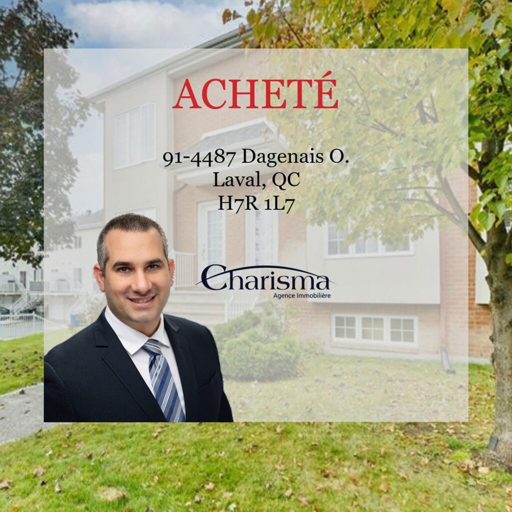 91-4487 Dagenais O. Laval, QC H7R 1L7